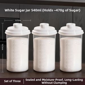 KuaKe | Food Grade Anti-moisture Kitchen Storage Jar for Sugar