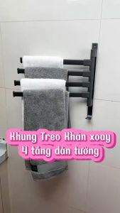 Thanh Treo Khăn Nhà Tắm Ling C Treo Khăn Bằng Nhôm Không Gỉ Siêu Nhẹ Gắn Tường Tháo Lắp Tiện Lợi