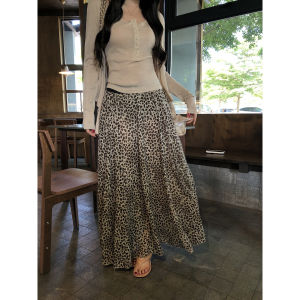 A-line High Waist Chiffon Midi Skirt