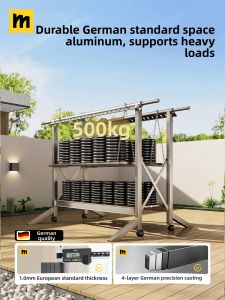 MINGZHI | Heavy Duty Outdoor Extendable Clothes Drying Rack