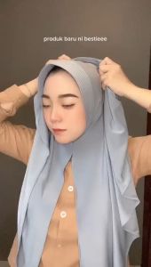 Hijab Segitiga Instan Pet Jersey Premium Anti Tembem