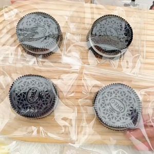 Creative Oreo Biscuit Stress Relief Toy Handmade Silicone Squeezing Biscuit Clip Game Biscuit Pinching Toys
