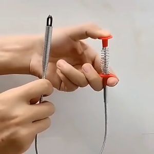 Drain Unblocker Drainage Clog Remover Clog Flexible Auger Snake Rod Plumbing Cleaner Clog Remover