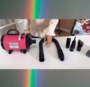 Pet blower dog hair dryer cat dryer blower Portable Pet Grooming Electric Blower Dryer Adjustable Speed Heat Temperature