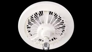30W E27  LED Ceiling Fan with Light Remote Control Dimmable Ceiling Bulb with Cooling Fan 3 Modes Indoor Bedroom Chandelier