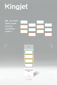 Kingjet Sticker Index Marking Classification Non-drying Glue Sticker Văn Phòng Phẩm Văn Hóa Vật Tư Thương Mại Giấy Dán Không Khô