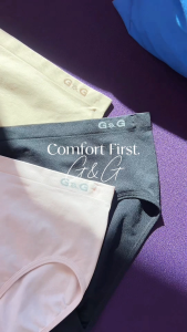 G&G กางเกงใน เต็มตัว ทอไร้ตะเข็บ Underwear High Waist EU0008