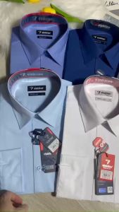 Áo Sơ Mi Nam Dài Tay Dáng Regular Vạt Ngang Vĩnh Tiến Trơn Màu Mẫu G817 Áo Suông Vạt Ngang