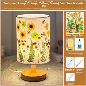 DIY Handmade Creative Dried Flower Lamp