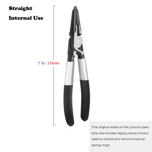 Multifunctional Circlip Pliers Expansion Pliers Retaining Ring Pliers Internal External Snap Ring Pliers Spring Pliers Hand Tool