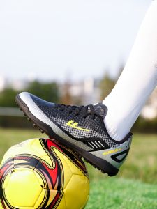 Giày Bóng Đá Cỏ Nhân Tạo Cho Học Sinh Trung Học Cơ Sở Và Trung Học Phổ Thông Đế Cao Su Chống Trượt Chống Mài Mòn Thoáng Khí