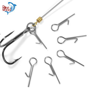 Rosewood Fishing Bait Stinger Spike Connecting Pins Needle Swivel For Soft Lure Bait Fixed Lock Assist Accessories Tackle 100pcs
