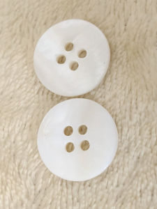 Nút Vỏ Sò Tự Nhiên 4 Lỗ Phẳng Sang Trọng DIY Thời Trang Mới Cho Phụ Huynh Và Con Trang Trí Nhà Vải
