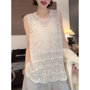 GEBOFU | New Chinese Style Lace Sleeveless Top Blouse for Women