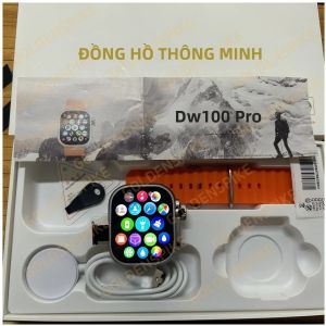 Đồng Hồ Thông Minh DW100 Pro 256GB ROM 4G RAM Màn Hình AMOLED Mở Khóa Vân Tay GPS WIFI Theo Dõi Giấc Ngủ & Nhịp Tim Dành Cho Android