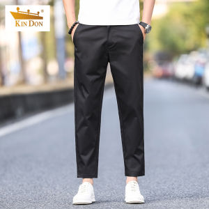 Quần Dài Nam Mùa Hè Mỏng Ống Đứng Quần Dài Thường Ngày Đa Năng Cạp Vừa Quần Dài Nam Mùa Xuân Hè Quần Dài Cotton Polyester