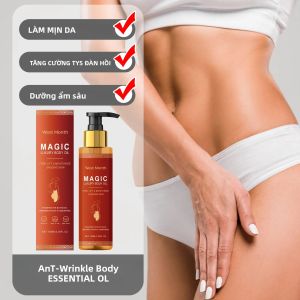 DẦU THỂ CHỐNG NHĂN WEST MONTH 100ml Tăng Độ Đàn Hồi Dưỡng Ẩm Da Tạo Kết Cấu Mềm Mại Cho Làn Da Săn Chắc & Dưỡng Ẩm Sâu