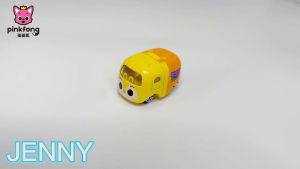 Pinkfon/Hogi/Poki/Jeni Wonderstar Stacking Mini Car Children Set Toys 11515 碰碰狐与多奇合金迷你叠叠车套装