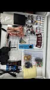 Bộ máy xăm tattoo machine dragon 2 máy (bộ gồm 20 chi tiết như hình)