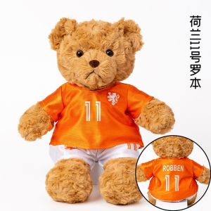 2024 European Cup Mascot Plush Toy Football Bear Doll Doll Massey Doll Decoration Gifts for Boys