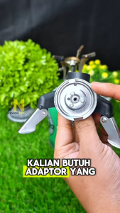 Adaptor Konverter Kompor Gas Canister to Hicook Kaki Tiga