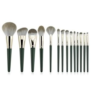 14Pcs Makeup Brushes Soft Fluffy Makeup Tools Cosmetic Powder Eye Shadow Foundation Blush Blending Beauty Make Up Brush C710