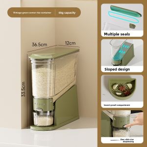GIANXI | Moisture-proof and Insect-repellent Long Narrow Rice Storage Container