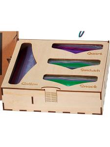 YYBAIO | Beechwood Veneer Kitchen Organizer