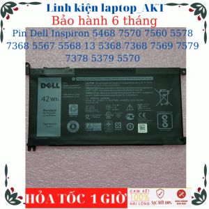 Pin Laptop Dell Inspiron 5468 7570 7560 5578 7368 5567 5568 13 5368 7368 7569 7579 7378 5379 5570-Pin WDX0R-42Wh