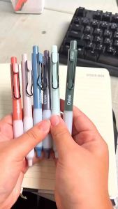 Oniso ปากกาเจล NO2 เจลลูกลื่น2ชั้น แห้งเร็ว รุ่น ONI-FD002 หมึกสีน้ำเงิน หัว 0.5 มม. ออกบิลได้ พร้อมส่ง