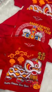 Stelan Baju Anak Gong Xi Fa Cai Lengan Panjang Motif Hanfu Desain Terbaru Usia 3 Bulan - 10 Tahun Bahan Katun - Fashion