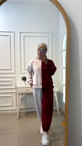 AQILA - Setelan One Set Wanita Yossy Cargo Pants