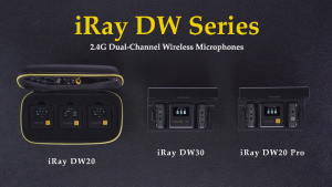 7RYMS iRay DW30 8G onboard ghi âm với ai denoise Micro dây chuyền không dây 2.4G dual-channel micro cài ve áo không dây với sạc trường hợp cho điện thoại thông minh Camera cho máy tính ví phát trực tiếp phỏng vấn chương trình ghi âm quay video