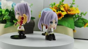Bandai | Frieren Beyond Journey S End Figure Collectible Chibi Statue Desktop Decor Gift For Anime Fans cartoon kawaii model doll toy
