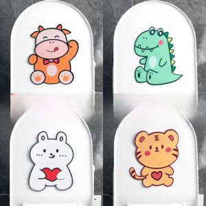 Bathroom Toilet Deodorizing Fragrant Cartoon Stickers Odor Eliminator Bathroom Decorations Toilet Paper Holder Accessories