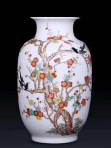 New Chinese Style Hand-painted Floral Vase Decorations