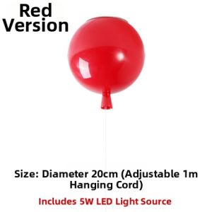 Creative Personalized LED Ceiling Light Modern Minimalist Colorful Balloon Decorative Lighting