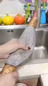 [ YM ACC ] Kain Lap Dapur Kawat 2 Sisi Halus Untuk Cuci Piring Mangkok Panci