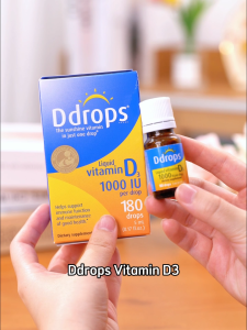 Ddrops Family Gift Set with Vitamin D3 Drops for the whole family to supplement with Vitamin D3 (D3-400IU 600IU 1000IU 2000IU)