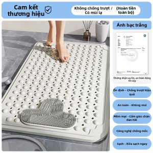 ZTION | Thảm Phòng Tắm Chống Trượt Có Chức Năng Massage Và Thoát Nước