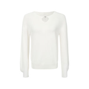 Seamless Knitted round Neck Pullover One-Piece Womens Top by Designer Lü Yan Comfortable Long Sleeve Loose Fit Fashionable