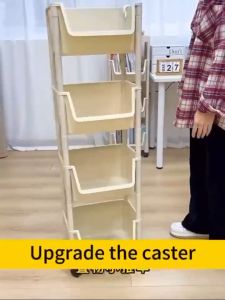 2/3/4/5 Layer Multifunction Trolley Organizer Cart Moving Rack Bookshelf Storage Rack Book Shelf Trolley Cart