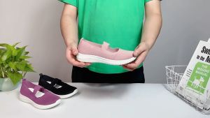 Promo Sepatu Wanita Slip On Casual Good Quality Canvas Premium Trrendy Korean Style -SW87