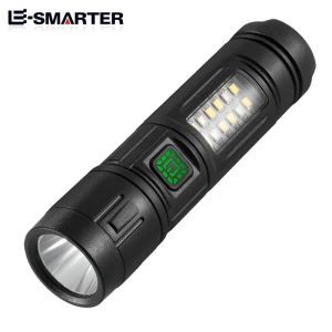 Powerful Rechargeable Led Flashlight Strong Led Flashlight With Battery Torch For Fishing Hunting Camping Lanter