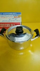 Nồi nhôm nội địa Nhật size 18cm cao 10cm (mã 887KT) Không dùng từ