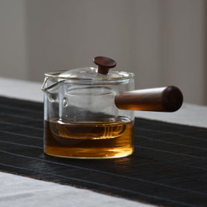 High Temperature Resistant Side Handle Glass Teapot & Electric Ceramic Stove Tea Cooker Tea Set Suit Tea Infuser Health Pot