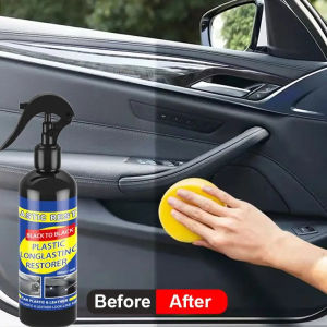 Car Plastic Restorer Back To Black Gloss Plastic Renovator Longlasting Coating Leather Restore Auto Polish Cleaner