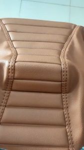 Fazzio premium quality Leather Upholstery model caferacer seatcover for motorcycle fazzio seat cover