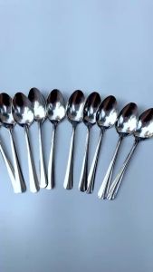 Combo 10 Muỗng súp nhọn inox chuyên dùng ăn cơm dĩa cơm sườn đa năng