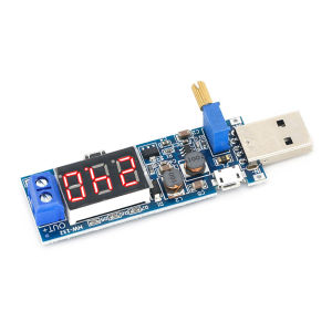 USB Boost Buck Converter Micro USB Step UP / Down Power Supply Module DC-DC 5V to 3.3V / 12V Rotate Adjustable Out DC 1.2V-24V
